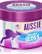 Aussie Oh My Gloss Glossing Hair Mask posvetlitvena vlažilna maska za lase 500 ml