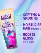 Aussie Oh My Gloss Hydrating Conditioner posvetlitveni in vlažilni balzam 200 ml