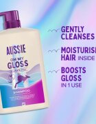 Aussie Oh My Gloss Shampoo šampon za sijaj in mehkobo las 1000 ml