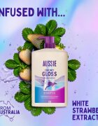 Aussie Oh My Gloss Shampoo šampon za sijaj in mehkobo las 1000 ml