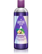Aussie SOS Blonde & Hydrate vijoličen toniran šampon za blond lase 300 ml