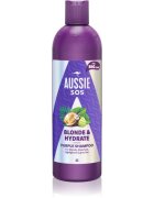 Aussie SOS Blonde & Hydrate vijoličen toniran šampon za blond lase 500 ml