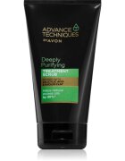 Avon Advance Techniques Deeply Purifying globinsko čistilni piling za mastne lase 150 ml