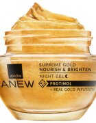 Avon Anew Skin Renewing Gold Emulsion vlažilna nočna krema proti gubam 50 ml