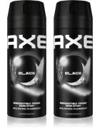 Axe Black Frozen Pear & Cedarwood deodorant in pršilo za telo ugodno pakiranje 2 x 150 ml