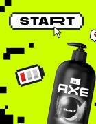 Axe Black gel za prhanje za obraz telo in lase 900 ml