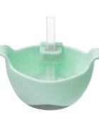 B.Box 3 in 1 Bowl & Straw skledica s slamico Pisctachio 250 ml