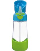 B.Box Bottle with Straw steklenička s slamico Blue Green 1 kos