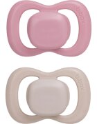 B.Box Natural Rubber 0-6m duda Berry/Blush 2 kos