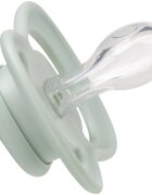 B.Box Silicone 0-6m duda Sage/Vanilla 2 kos