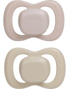 B.Box Silicone 6m+ duda Blush/Latte 2 kos
