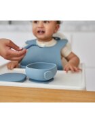 B.Box Silicone Bowl silikonska posoda s pokrovčkom Blue 300 ml