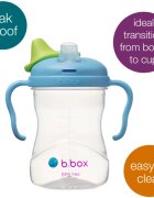 B.Box Spout Cup skodelica z ročaji Blueberry 4m+ 1 kos