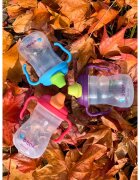 B.Box Spout Cup skodelica z ročaji Blueberry 4m+ 1 kos