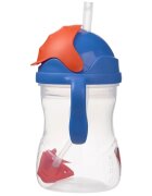 B.Box Superman skodelica s slamico 6m+ 240 ml