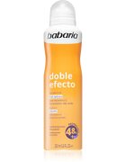 Babaria Deodorant Double Effect antiperspirant v pršilu za zaviranje rasti dlak 200 ml
