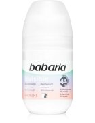 Babaria Deodorant Invisible antiperspirant roll-on proti belim in rumenim madežem 50 ml