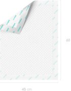 Baboo AirComfort Disposable Absorbing Changing Pads previjalne podloge za enkratno uporabo 60×45 cm 20 kos