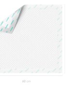Baboo AirComfort Disposable Absorbing Changing Pads previjalne podloge za enkratno uporabo 60x60 cm 20 kos