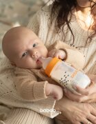 Baboo Anti-colic Feeding Bottle antikolična steklenička Blue Haze 3 m+ 1 kos