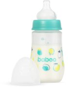 Baboo Anti-colic Feeding Bottle antikolična steklenička Lagoon Fiesta 3 m+ 1 kos