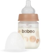 Baboo Anti-colic Feeding Bottle antikolična steklenička za otroke od rojstva Au Naturale 0 m+ 1 kos
