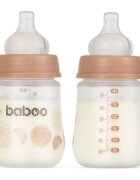 Baboo Anti-colic Feeding Bottle antikolična steklenička za otroke od rojstva Au Naturale 0 m+ 1 kos