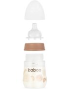 Baboo Anti-colic Feeding Bottle antikolična steklenička za otroke od rojstva Au Naturale 0 m+ 1 kos