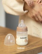 Baboo Anti-colic Feeding Bottle antikolična steklenička za otroke od rojstva Au Naturale 0 m+ 1 kos