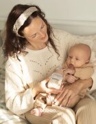 Baboo Anti-colic Feeding Bottle antikolična steklenička za otroke od rojstva Au Naturale 0 m+ 1 kos