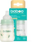 Baboo Anti-colic Feeding Bottle antikolična steklenička za otroke od rojstva Peachy Keen 0 m+ 1 kos