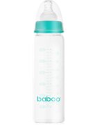 Baboo Anti-Colic Glass Bottle steklenička z ventilom proti kolikam 3m+ 240 ml
