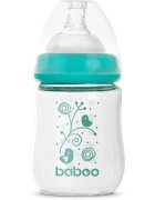 Baboo Anti-colic Glass Feeding Bottle Wide Neck steklenička za dojenčke 0m+ 1 kos