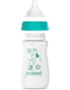 Baboo Anti-colic Glass Feeding Bottle Wide Neck steklenička za dojenčke 3m+ 1 kos