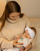 Baboo Anti-colic Glass Feeding Bottle Wide Neck steklenička za dojenčke 3m+ 1 kos