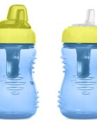 Baboo Cup with Silicone Spout skodelica s silikonskim ustnikom Blue 6m+ 260 ml