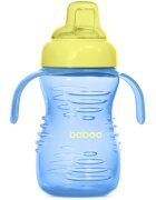 Baboo Cup with Silicone Spout skodelica s silikonskim ustnikom Blue 6m+ 260 ml