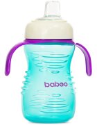 Baboo Cup with Silicone Spout skodelica s silikonskim ustnikom Mint 6m+ 260 ml