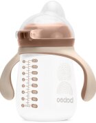 Baboo Cup with Silicone Spout skodelica z ročaji Au Naturale 6m+ 1 kos