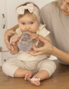 Baboo Cup with Silicone Spout skodelica z ročaji Au Naturale 6m+ 1 kos