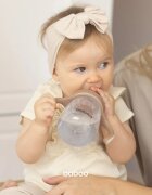 Baboo Cup with Silicone Spout skodelica z ročaji Au Naturale 6m+ 1 kos