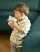 Baboo Cup with Silicone Spout skodelica z ročaji Peachy Keen 6m+ 1 kos