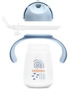 Baboo Cup with Silicone Straw skodelica s slamico Blue Haze 9m+ 1 kos