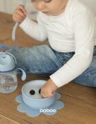Baboo Cup with Silicone Straw skodelica s slamico Blue Haze 9m+ 1 kos