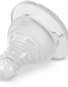 Baboo Liquid Silicone Teat Fast Flow cucelj za stekleničko Narrow Neck 6m+ 2 kos