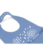 Baboo Silicone Bib slinček Blue Haze 4m+ 1 kos