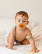 Baboo Soothers Round Latex duda 6m+ 1 kos