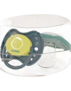 Baboo Soothers Silicone Orthodontic with Case duda Lagoon Fiesta 6-12 m 2 kos