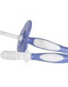 Baboo Toothbrush Set set zobne nege za dojenčke Blue Haze 6m+ 3 kos