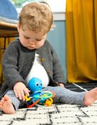 Baby Einstein Opus's Shake & Soothe Teether Toy & Rattle grizalo z ropotuljico 0 m+ 1 kos